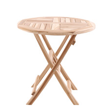 Table pliante Southampton Ø70cm slatted legs