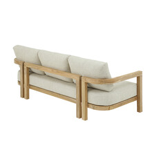 Sofa Moira en Teck Premium + coussins 20 cm