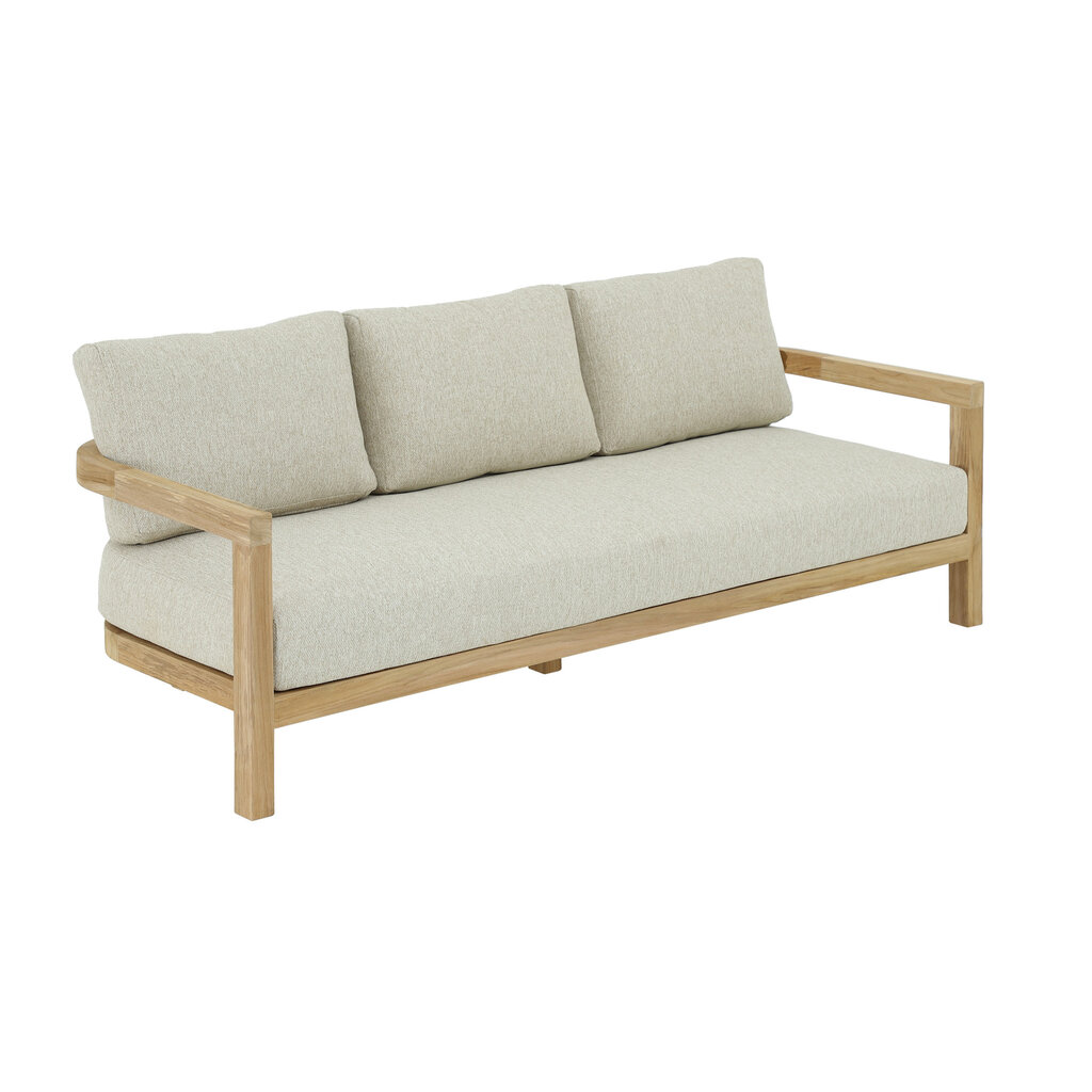 Sofa Moira en Teck Premium + coussins 20 cm