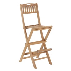 Lisbon chaise de bar en Teck Premium