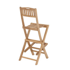 Lisbon chaise de bar en Teck Premium