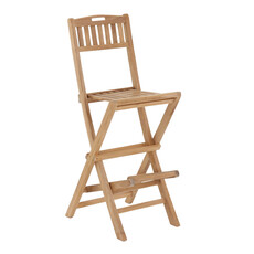 Lisbon chaise de bar en Teck Premium