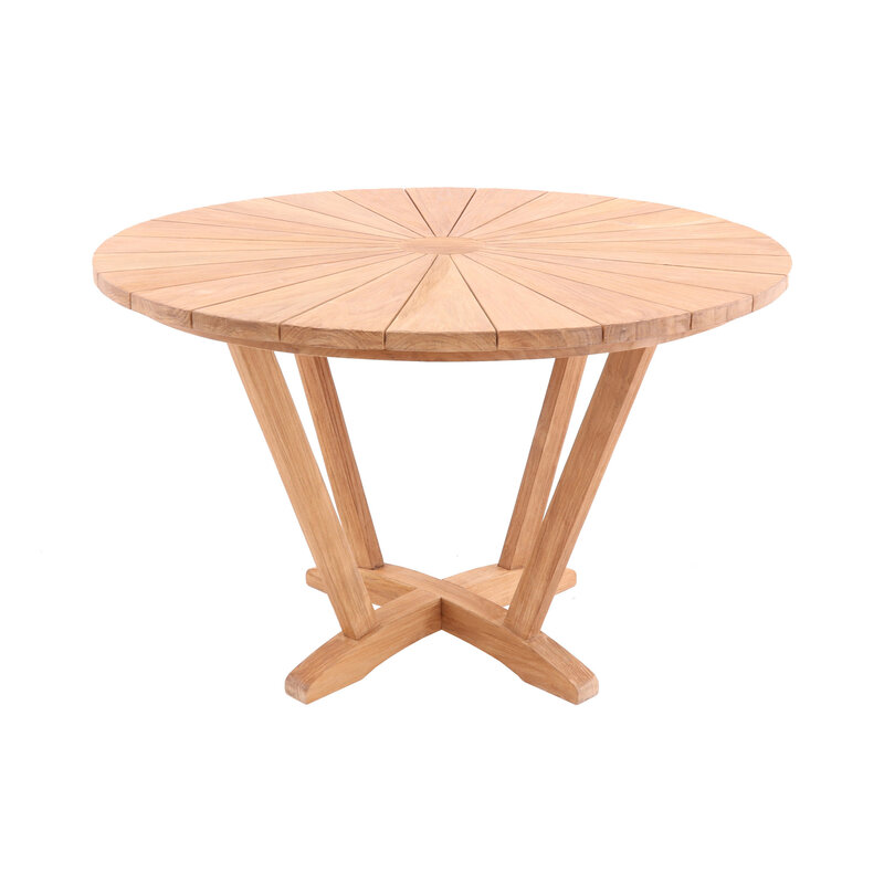 Davenport table en Teck Premium 120cm, KD