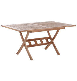 Table en teck Edinburg 135x85 cm, KD