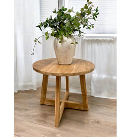 EGA - Table basse en teck Ø60x50 cm