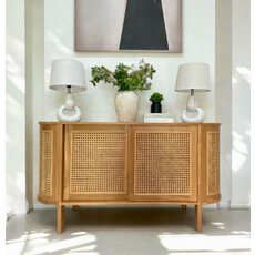 BOHO - Buffet 2 portes en teck 150x45x80