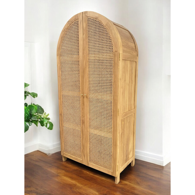 JEMBER - Armoire en teck Type A 100x50X200 cm