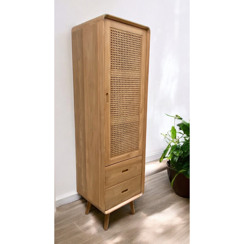 BAHAMA  - Armoire colonne en teck 50x45x175 cm