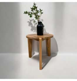LINE R - Table basse en teck Ø 47x43 cm