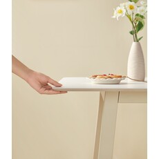 Table à manger 140 cm Blanc