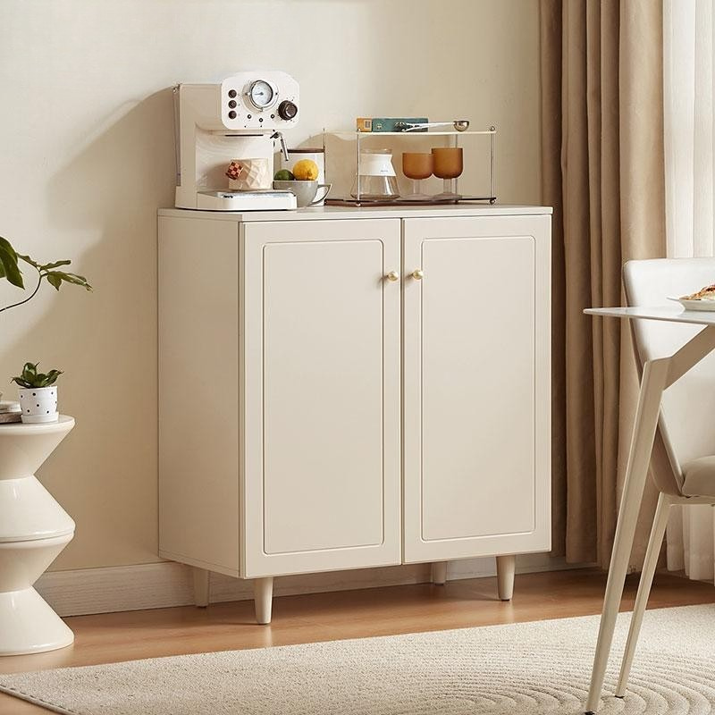 Buffet 2 portes blanc crème