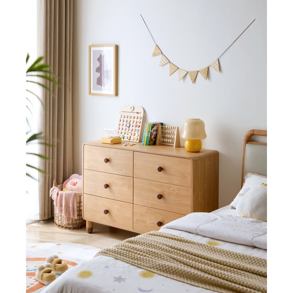 Commode 6 tiroirs Bois