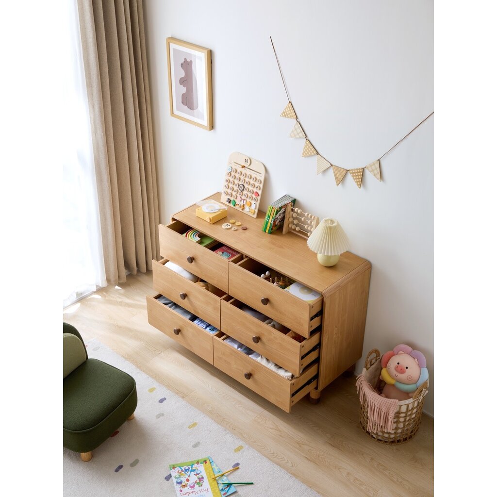 Commode 6 tiroirs Bois