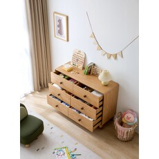 Commode 6 tiroirs Bois