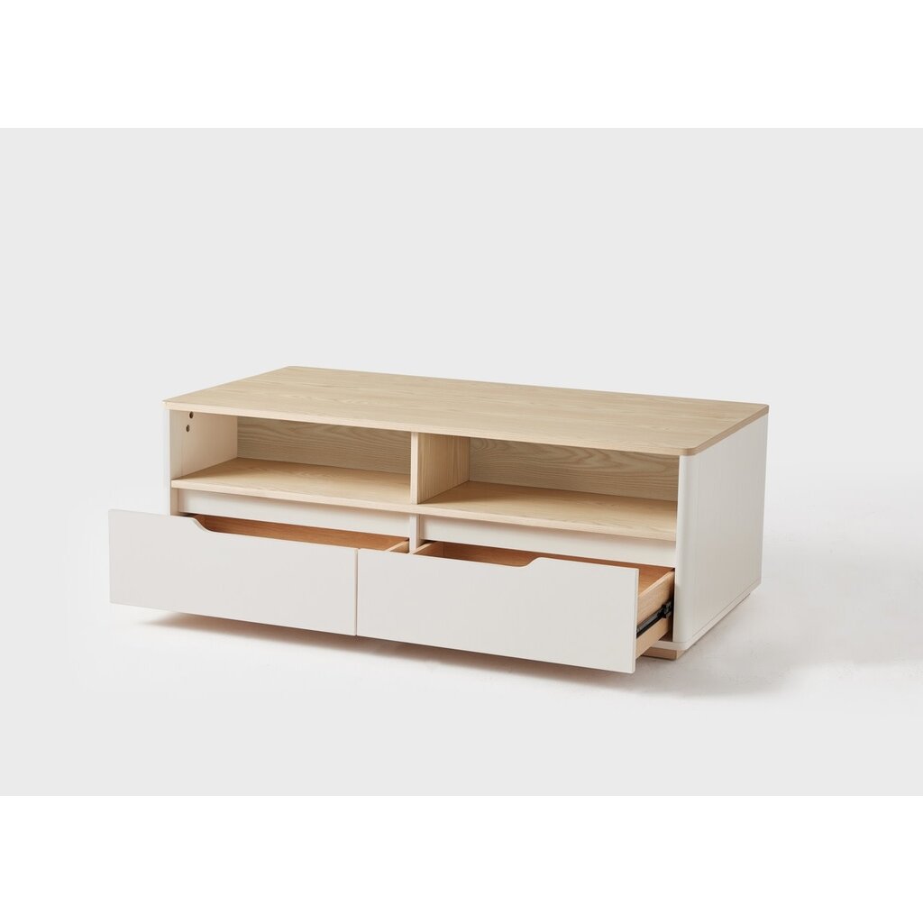 Table basse 2 tiroirs 115 cm