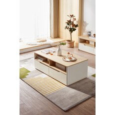 Table basse 2 tiroirs 115 cm