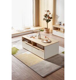 Table basse 2 tiroirs 115 cm