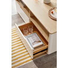 Table basse 2 tiroirs 115 cm