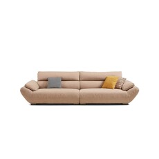 Gloria Canapé 4 places 281 cm Marron clair (tissu anti-griffes de chat)