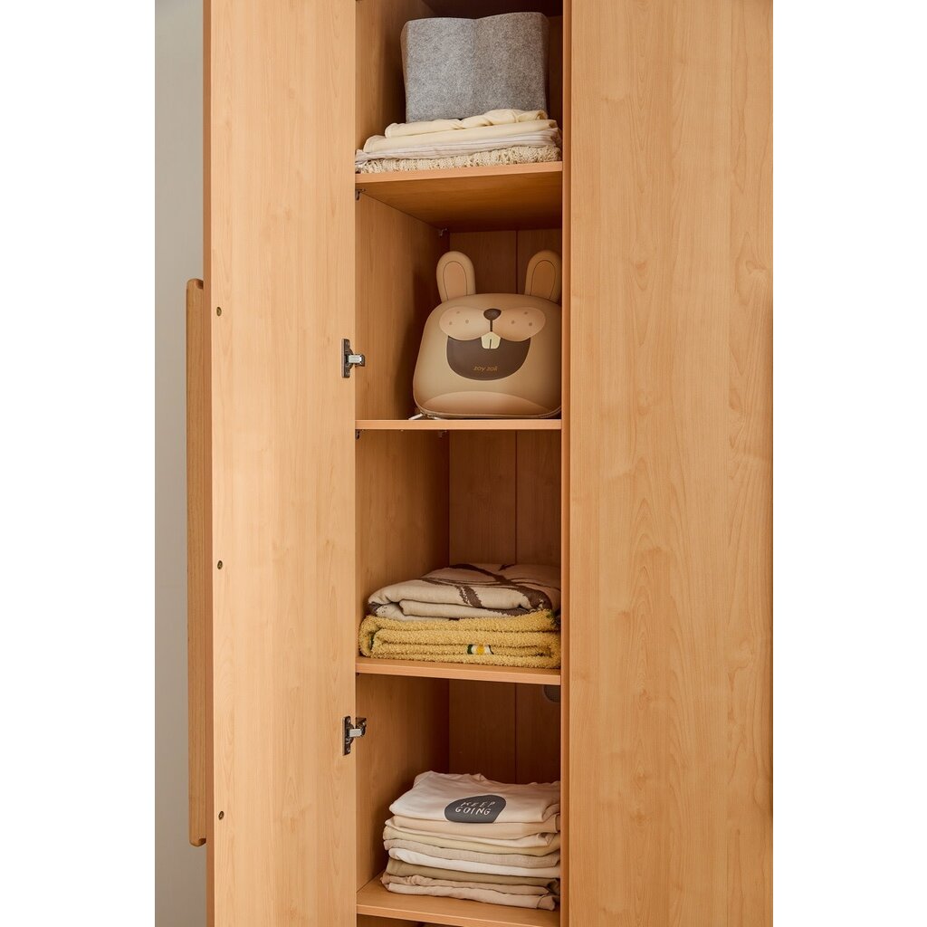 Armoire penderie 3 portes 120 cm - Bois