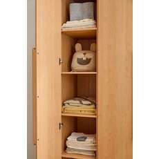 Armoire penderie 3 portes 120 cm - Bois