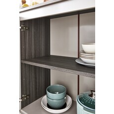 Buffet 3 portes et 3 tiroirs - Gris