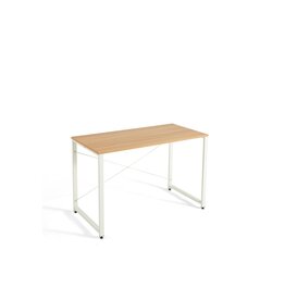 Bureau 120 cm Bois et Blanc