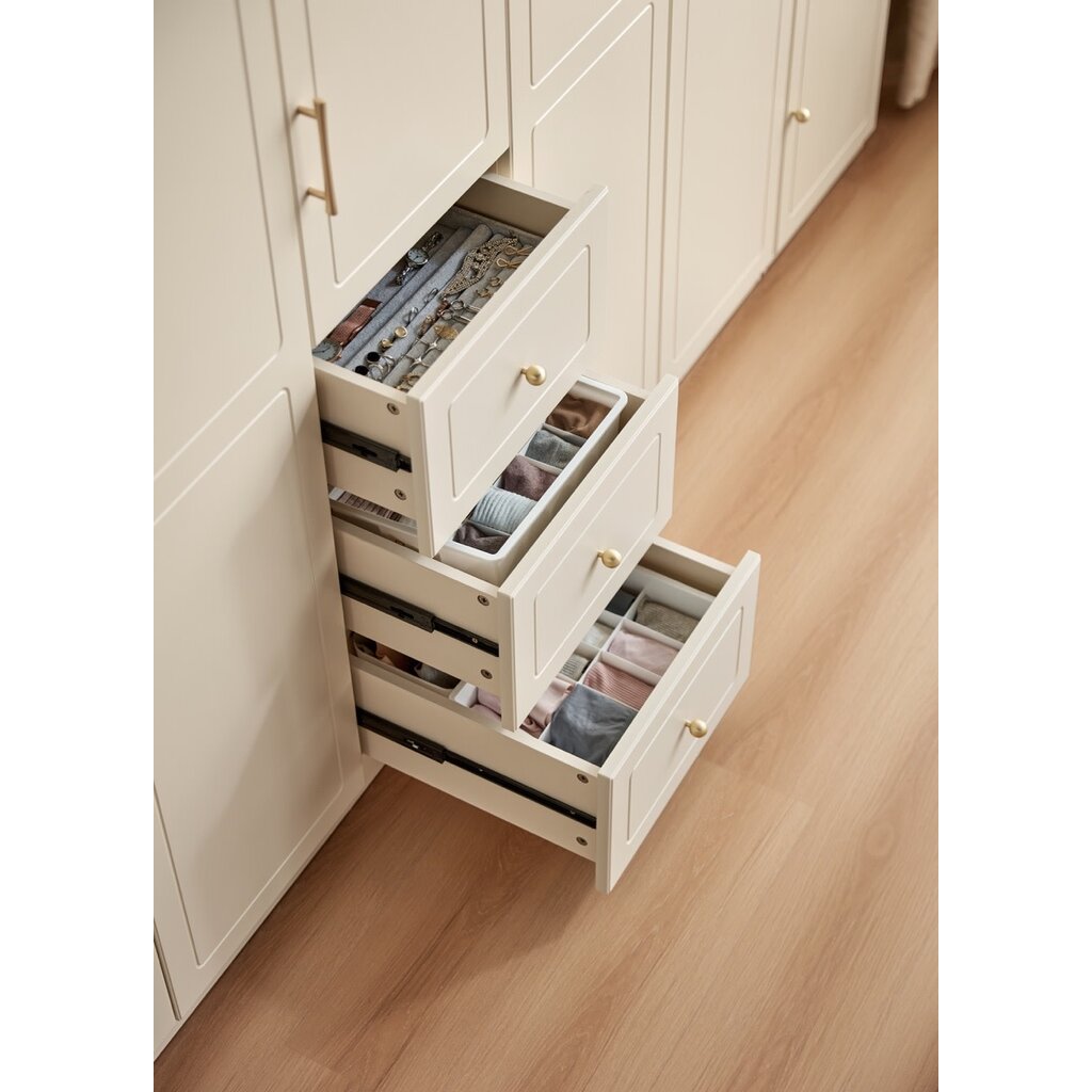 Copenhague Armoire penderie 5 portes 200 cm