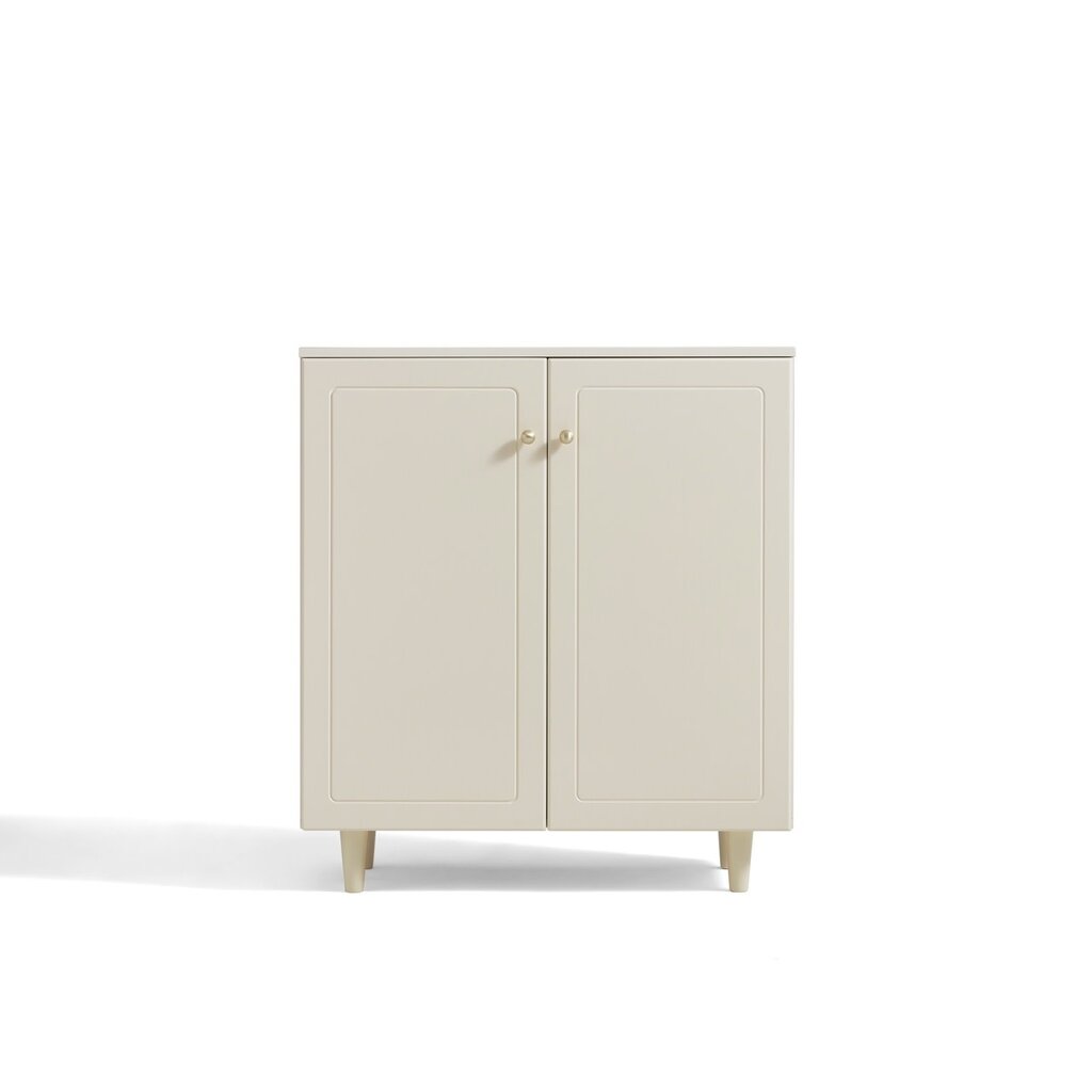 Buffet 2 portes blanc crème