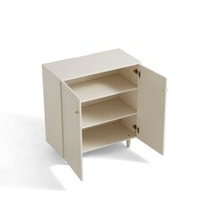 Buffet 2 portes blanc crème