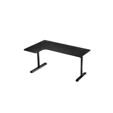 Bureau gamer L gauche 160 cm Noir