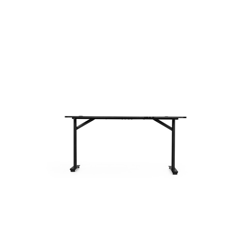 Bureau gamer L droite 160 cm Noir