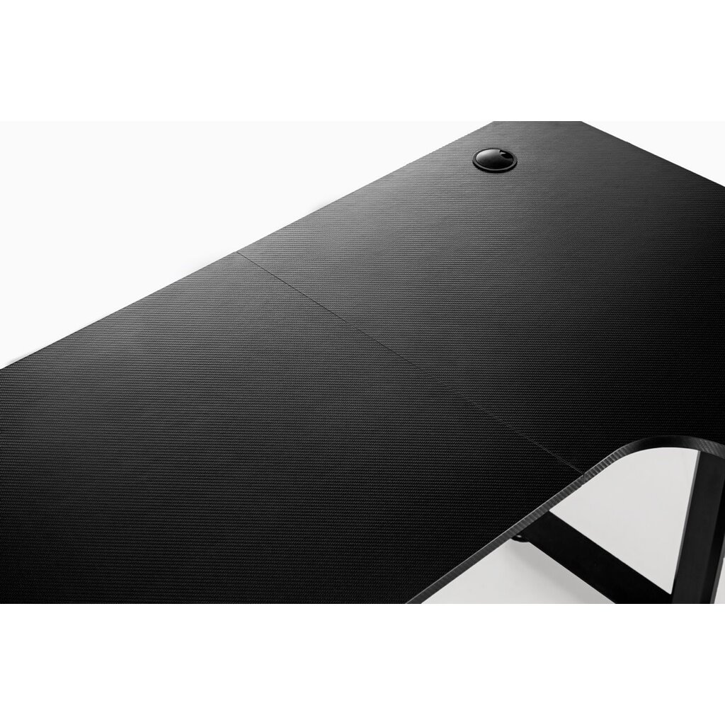 Bureau gamer L droite 160 cm Noir