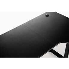 Bureau gamer L droite 160 cm Noir