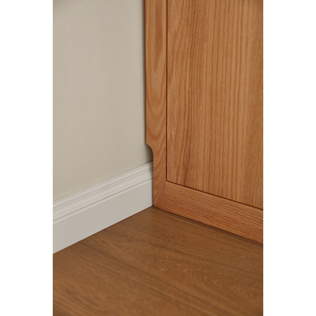 Bibliothèque 3 tiroirs en Chêne rouge massif