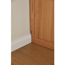 Bibliothèque 3 tiroirs en Chêne rouge massif