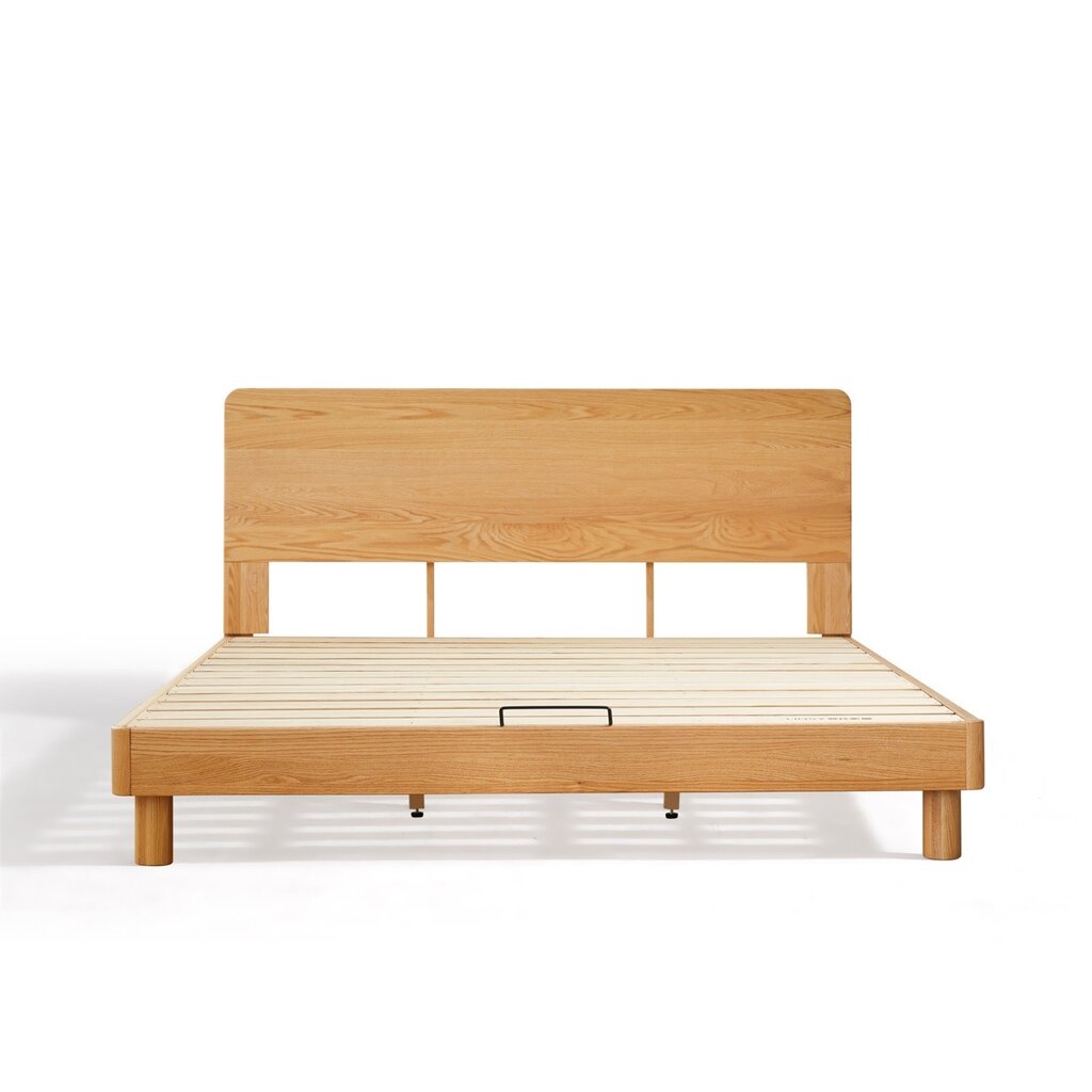 Lit avec tête de lit 180x200 cm en Chêne massif