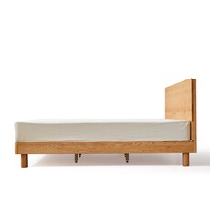 Lit avec tête de lit 180x200 cm en Chêne massif