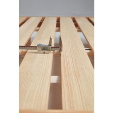 Lit avec tête de lit 180x200 cm en Chêne massif