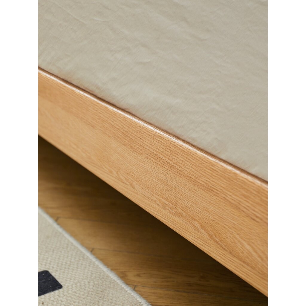 Lit avec tête de lit 180x200 cm en Chêne massif