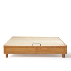 Lit avec tiroirs 180x200 cm en Chêne massif