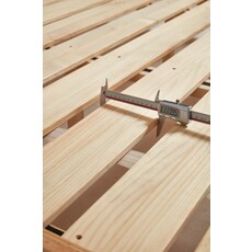 Lit avec tiroirs 180x200 cm en Chêne massif