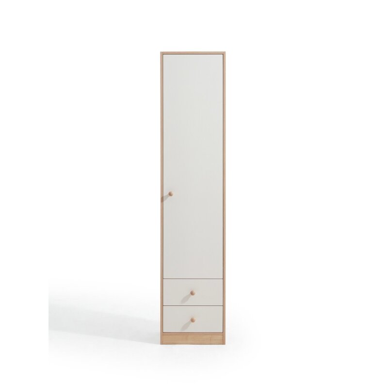 Armoire 1 porte 40 cm Bois blanc