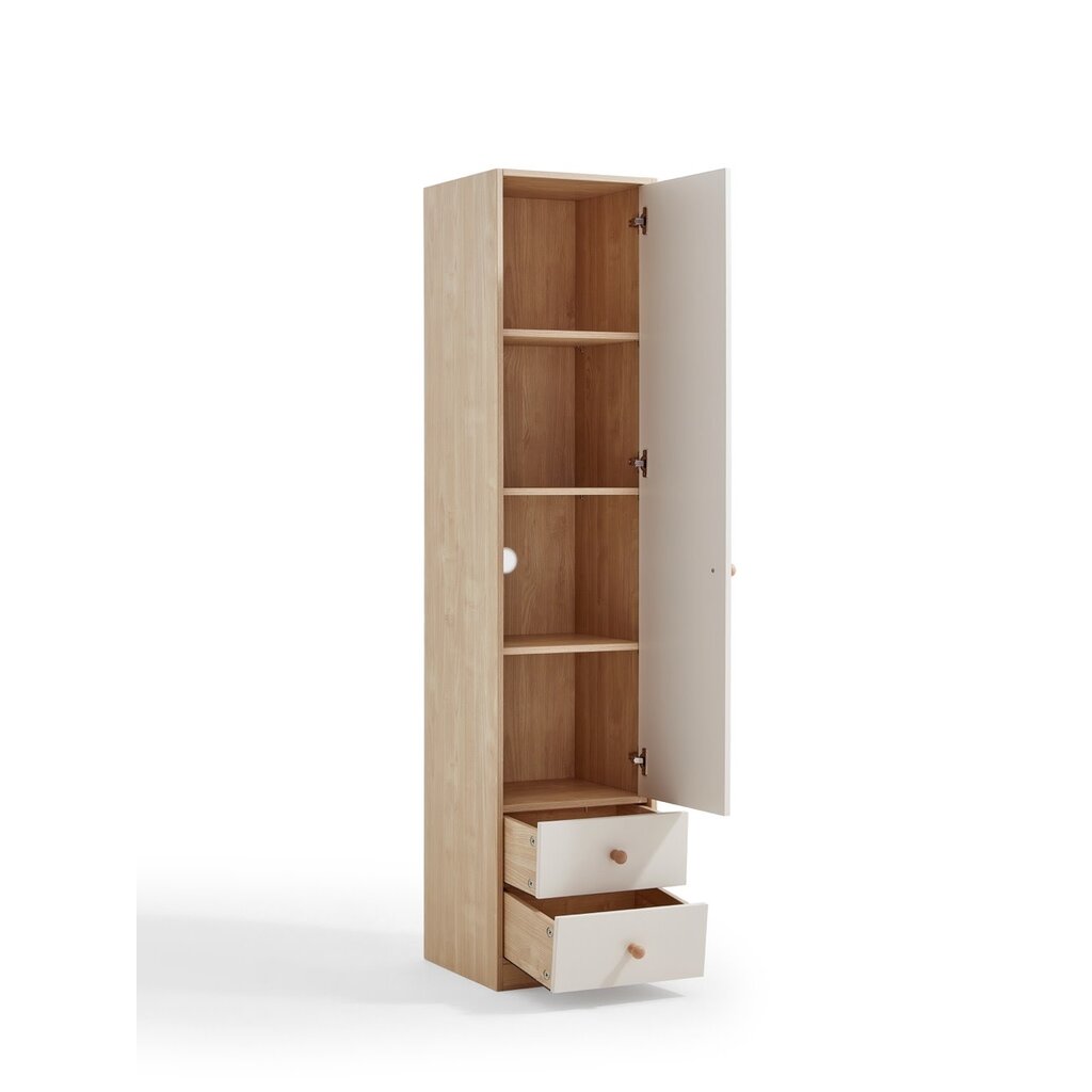 Armoire 1 porte 40 cm Bois blanc