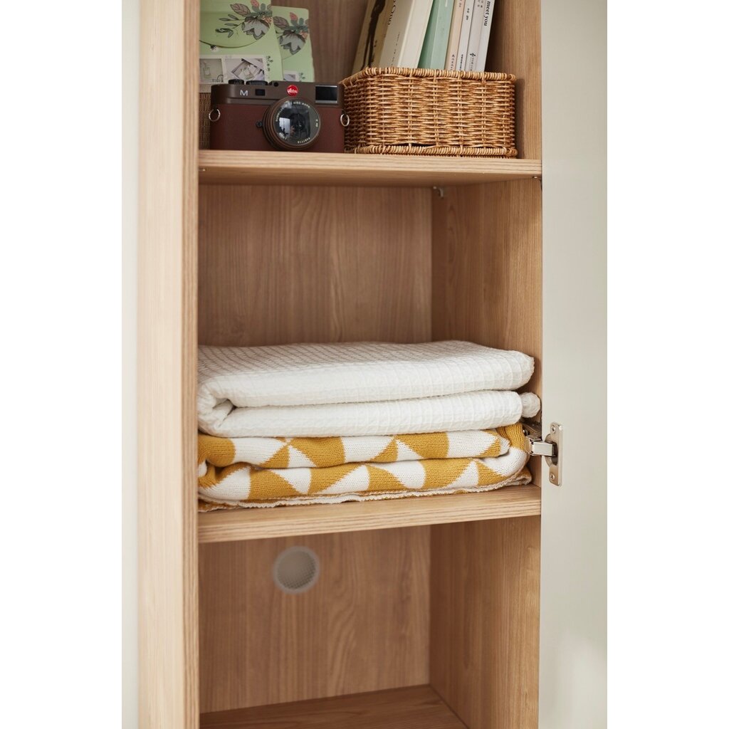 Armoire 1 porte 40 cm Bois blanc