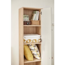 Armoire 1 porte 40 cm Bois blanc