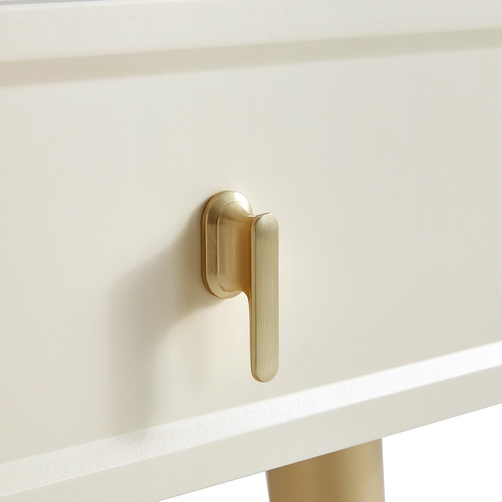 Coiffeuse minimalist 2 tiroirs avec miroir