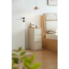 Table de chevet / commode 3 tiroirs H67 cm