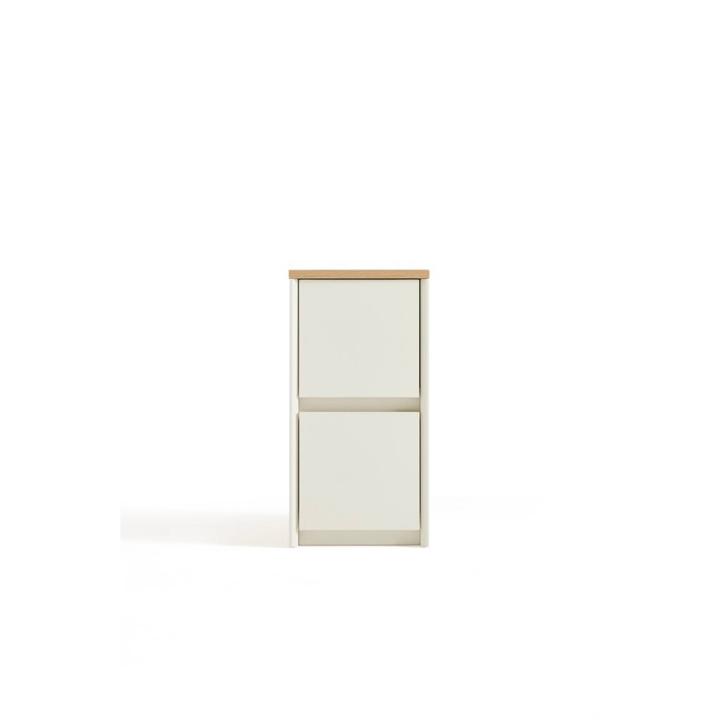 Table de chevet / commode 2 tiroirs H48.5 cm