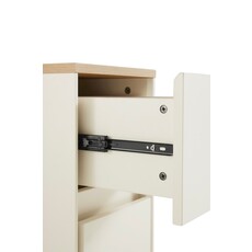 Table de chevet / commode 2 tiroirs H48.5 cm